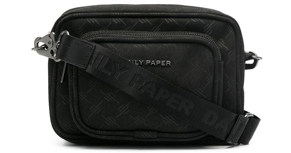 Daily Paper MAY MONOGRAM BAG Black - BLACK