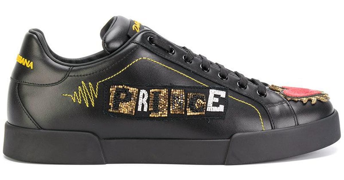 dolce and gabbana portofino sneakers black