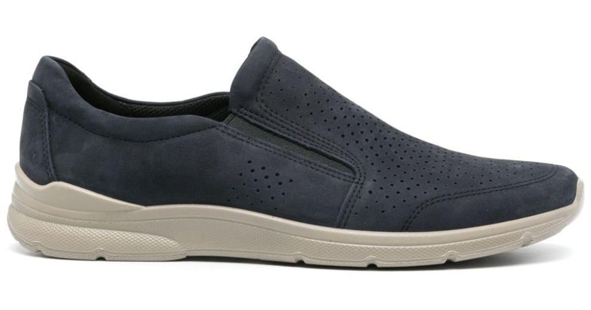 Ecco Irving Suede Sneakers in Blue for Men Lyst UK