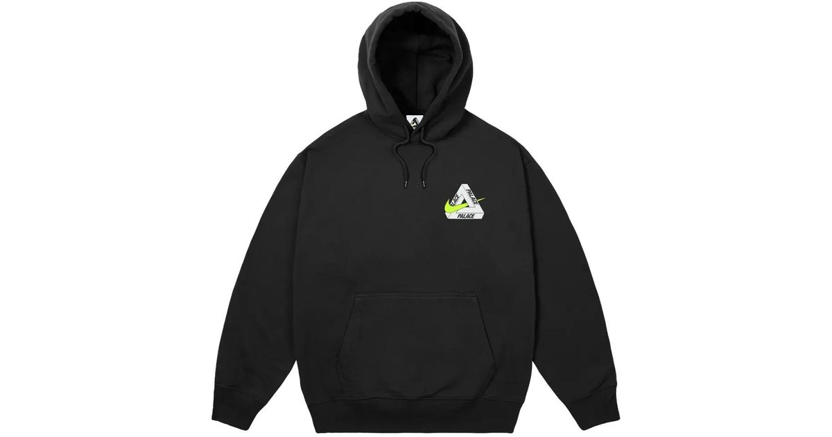 Palace X Nike Tri Swoosh Hoodie in Black for Men | Lyst UK