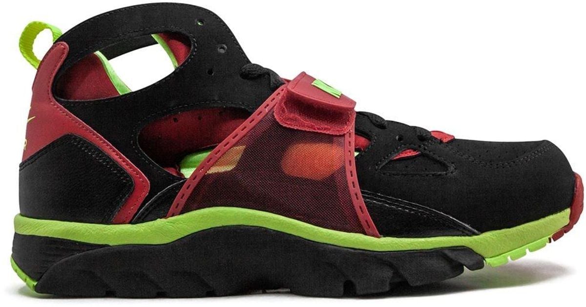 Nike Lace Air Trainer Huarache Cross Sneakers In Black For Men Lyst
