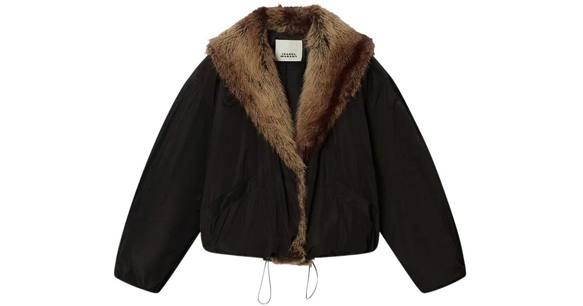 Isabel Marant Charone Jacket in Black | Lyst