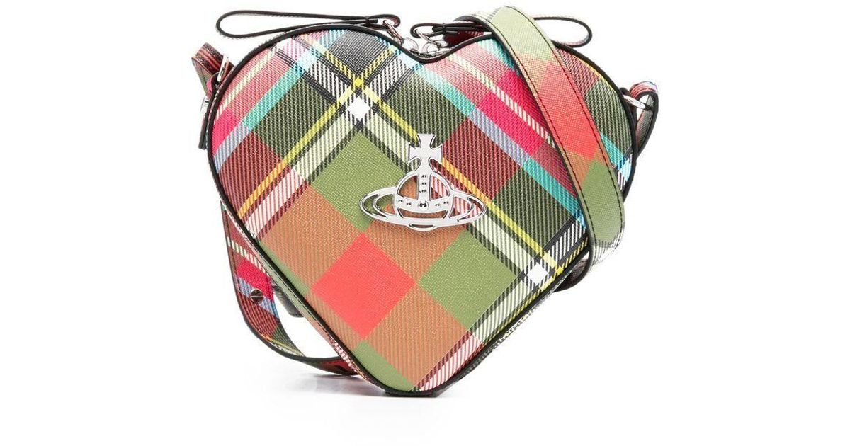 Vivienne Westwood Crossbodytas Met Tartan Ruit in het Groen Lyst NL