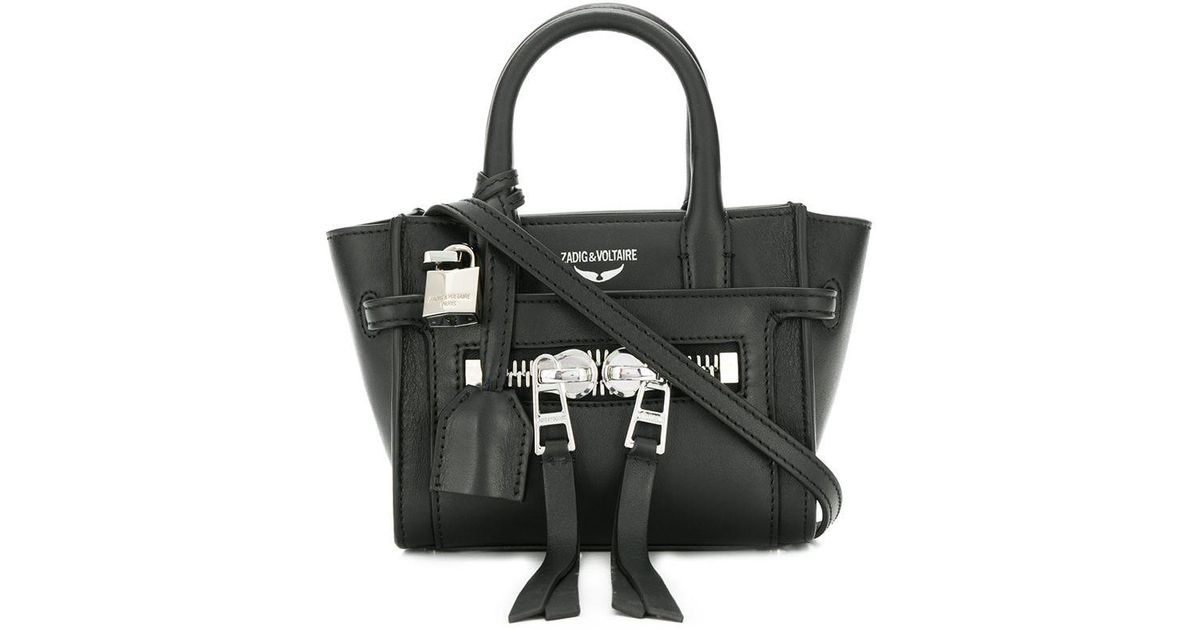ZADIG & VOLTAIRE: mini bag for woman - Black  Zadig & Voltaire mini bag  LWBA02381LWB online at