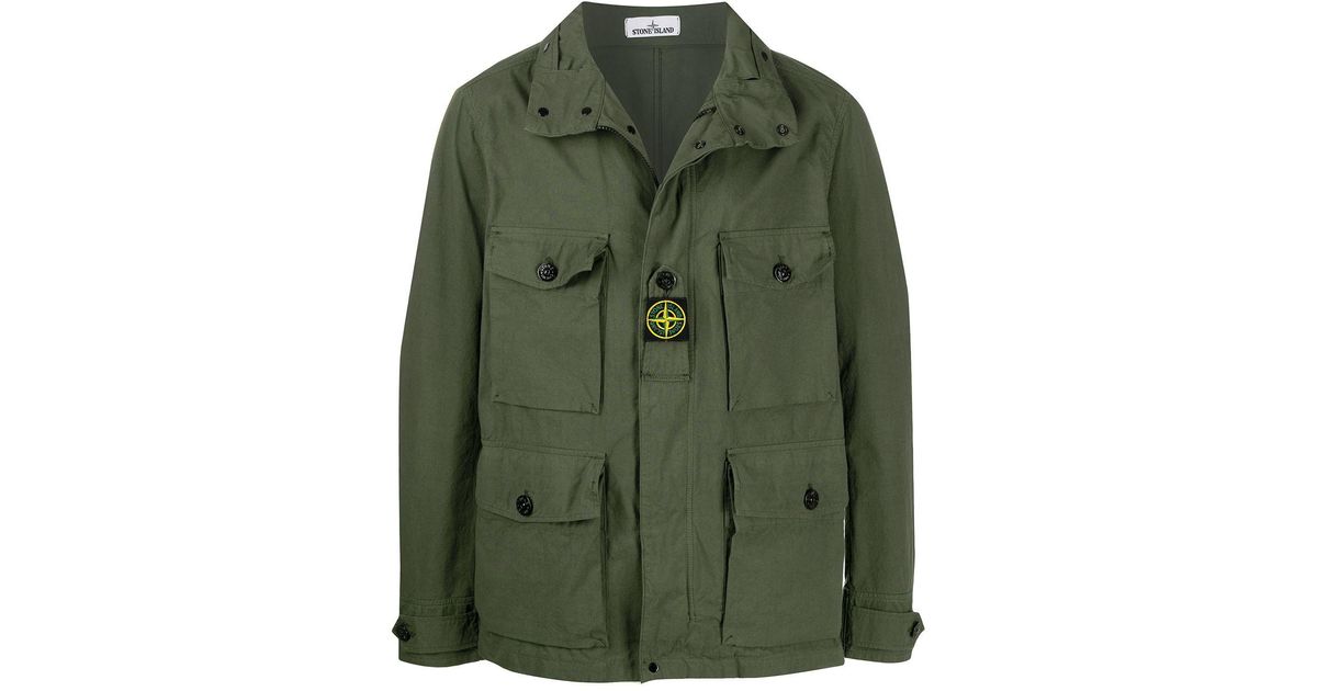 Stone Island Cordura Field Jacket in Green for Men Lyst UK