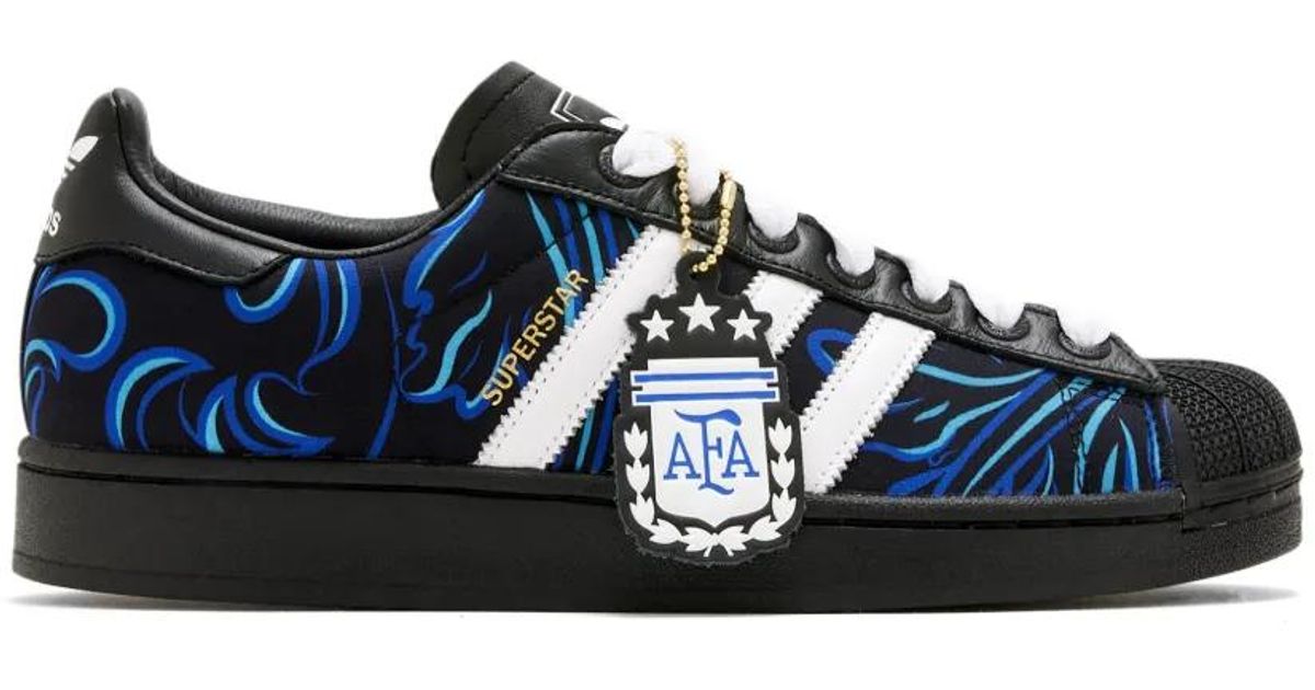 adidas X Afa Superstar Ii Sneakers in Blue for Men | Lyst Canada