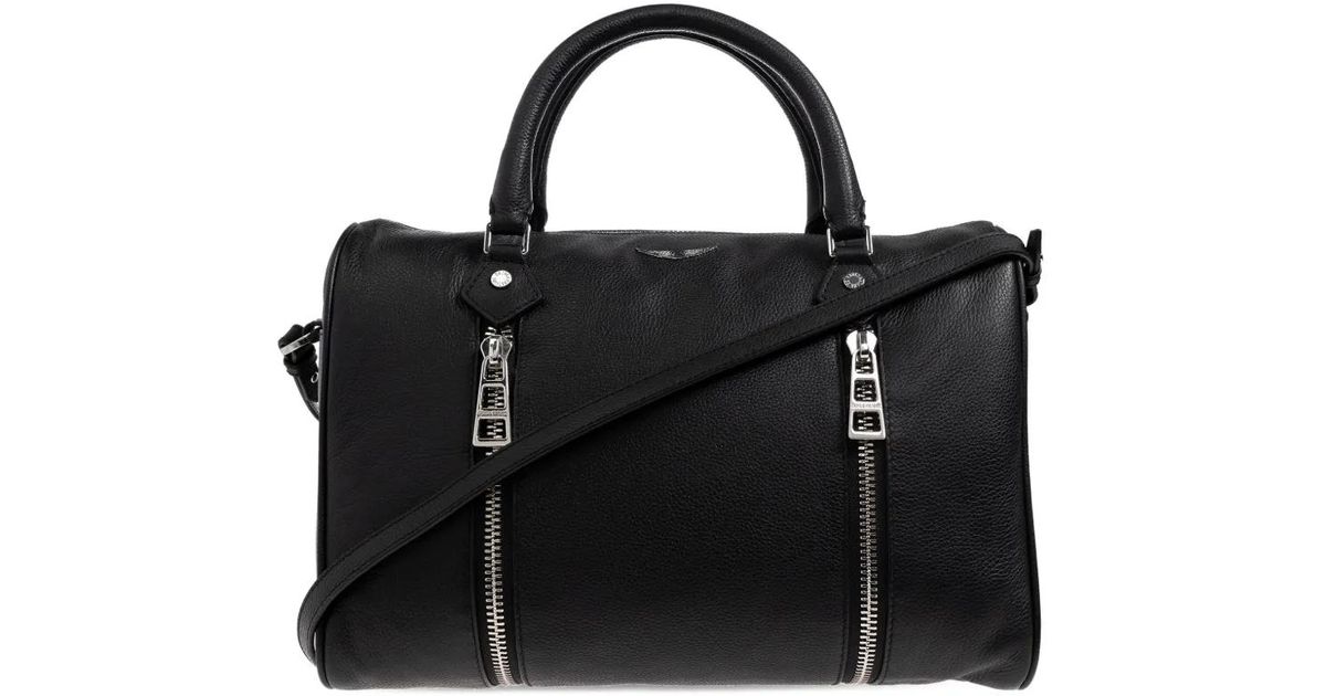Zadig & Voltaire Medium Sunny Tote Bag in Black | Lyst