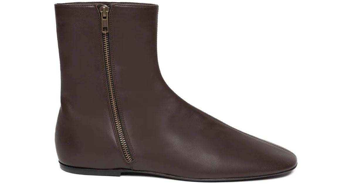 Dries Van Noten Zip-Fastening Sock Boots in Brown for Men | Lyst UK