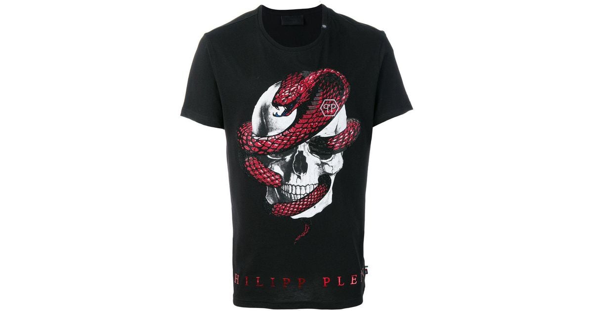 philipp plein t shirt snake