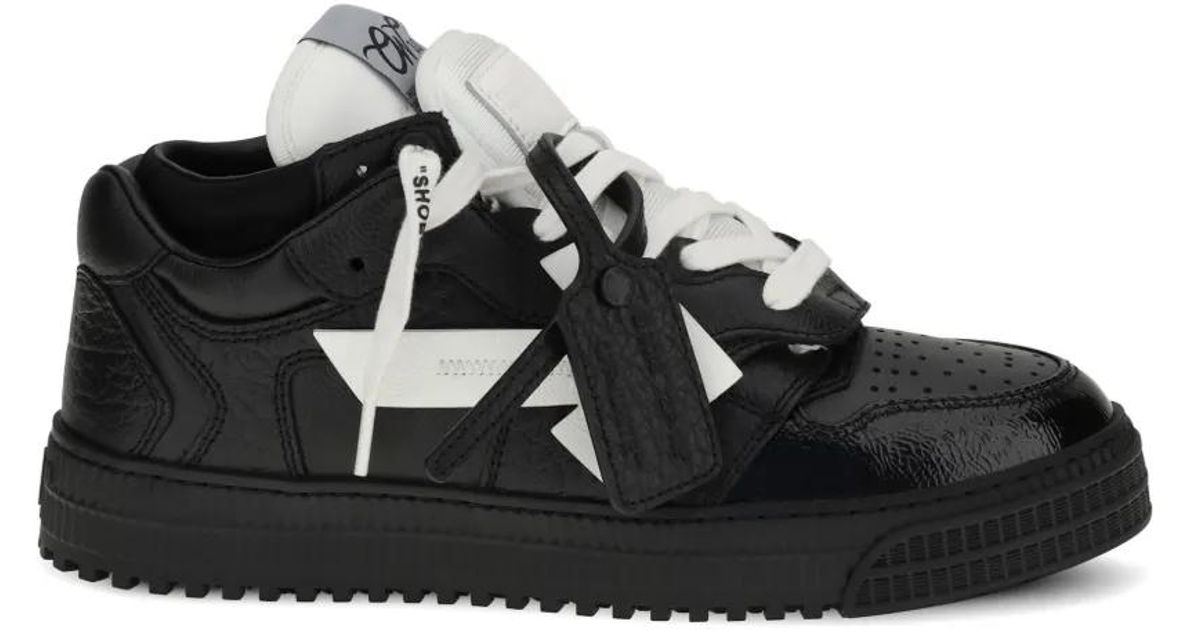 Fetch Arrow Off-White c/o Virgil Abloh 3.0 Floating Arrow Lace-Up Leather Sneakers ...