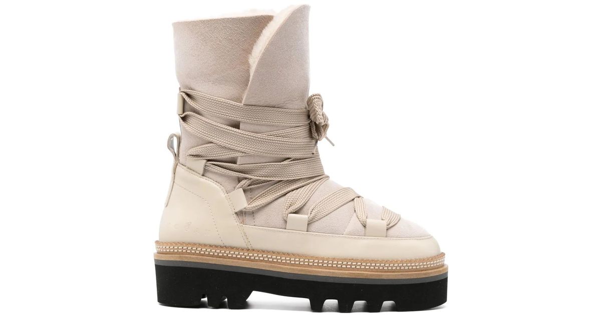 H675 Hogan Boots H675 in Natural | Lyst