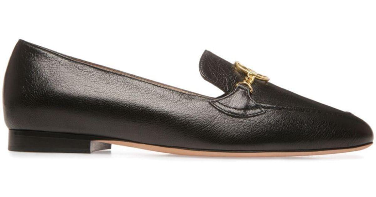 Bally O'brien Grained Loafers in Brown | Lyst