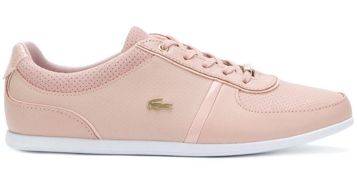 Lacoste Leather Low Top Sneakers in Pink & Purple (Pink) for Men | Lyst  Australia