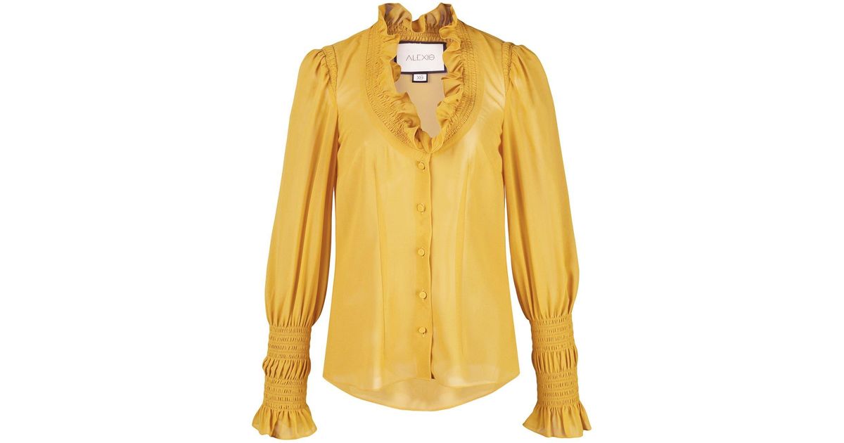 alexis scyler ruffle top