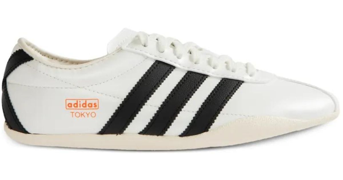 adidas Tokyo Three-Stripe Sneakers in White | Lyst