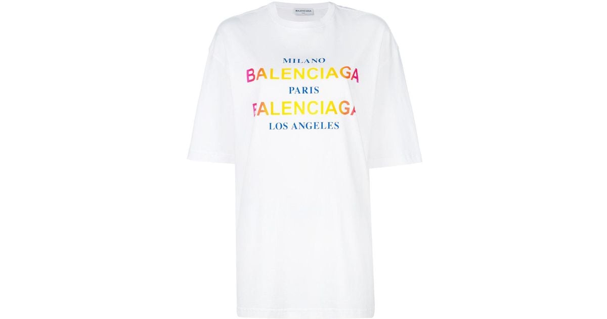 balenciaga t shirt cities