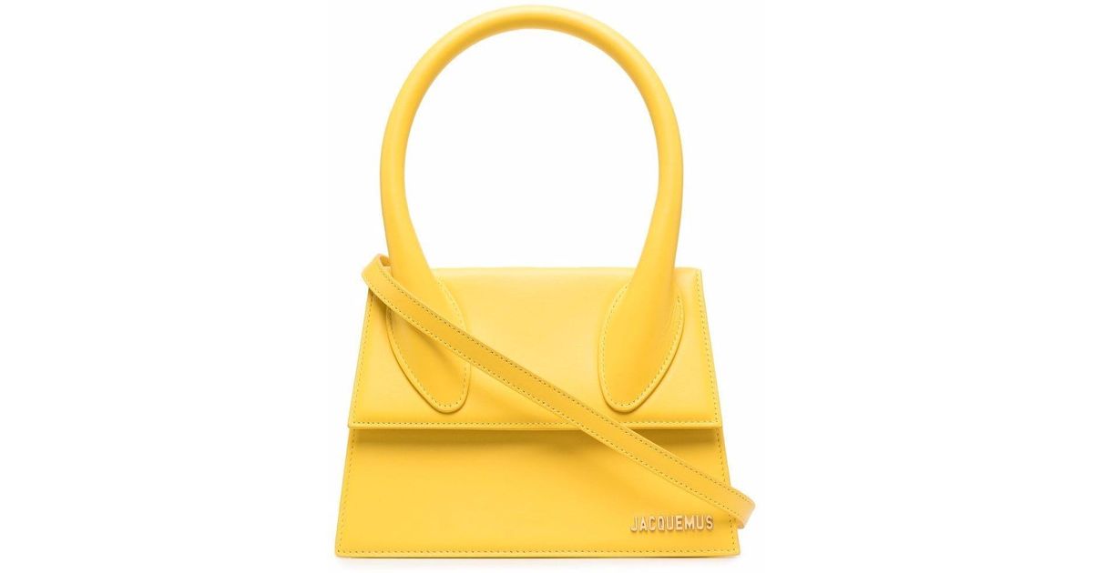 Jacquemus Le Grand Chiquito Leather Tote Bag in Yellow Lyst UK