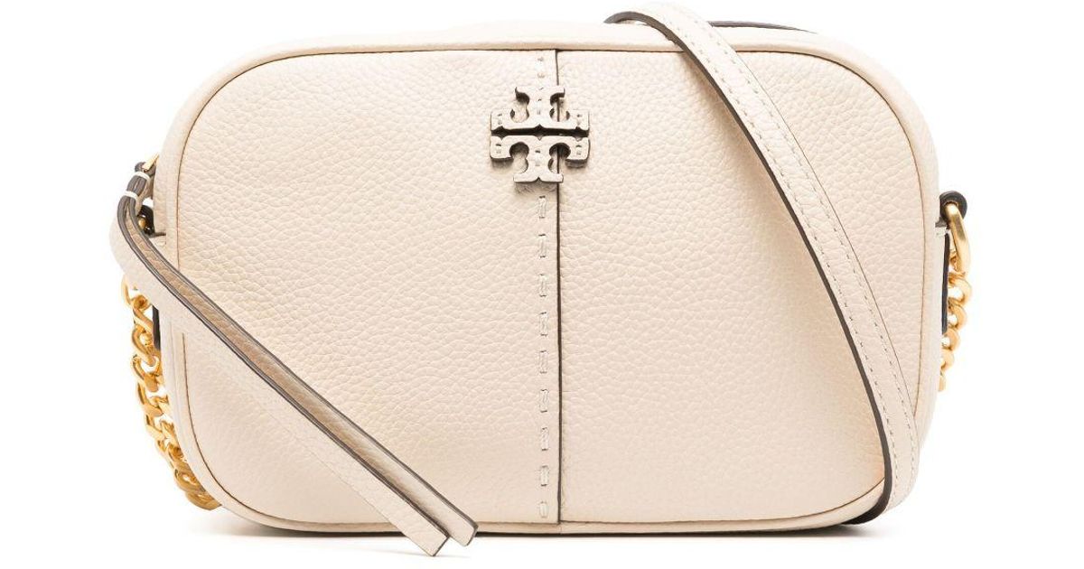 Tory Burch Mcgraw Leather Camera Bag in Natural Lyst