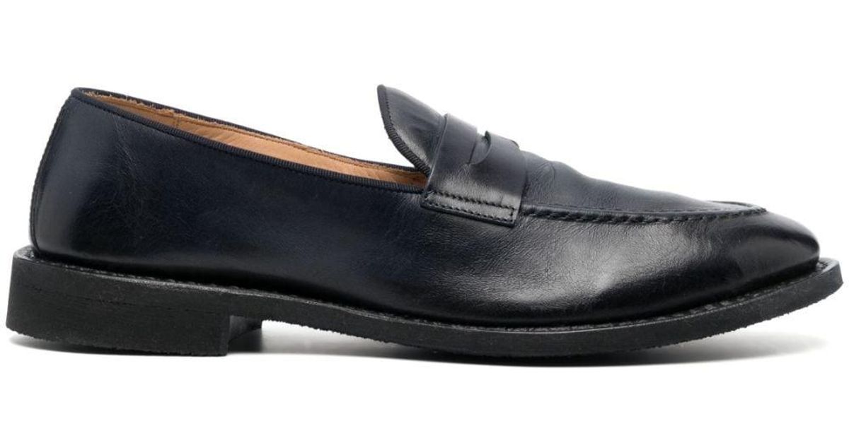 Alberto Fasciani Xavier 53022 Leather Loafers in Blue for Men | Lyst