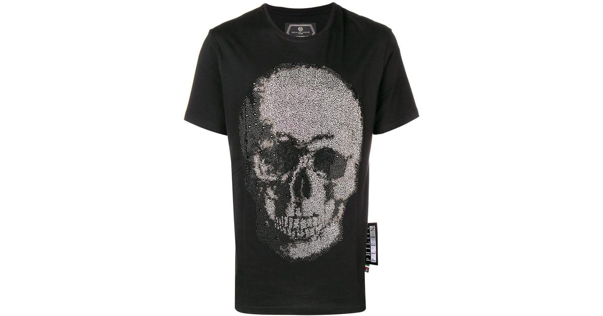 Philipp Plein Crystal Skull T-shirt in 