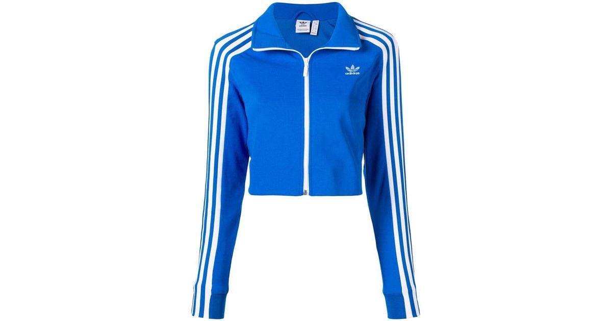 cropped adidas track jacket