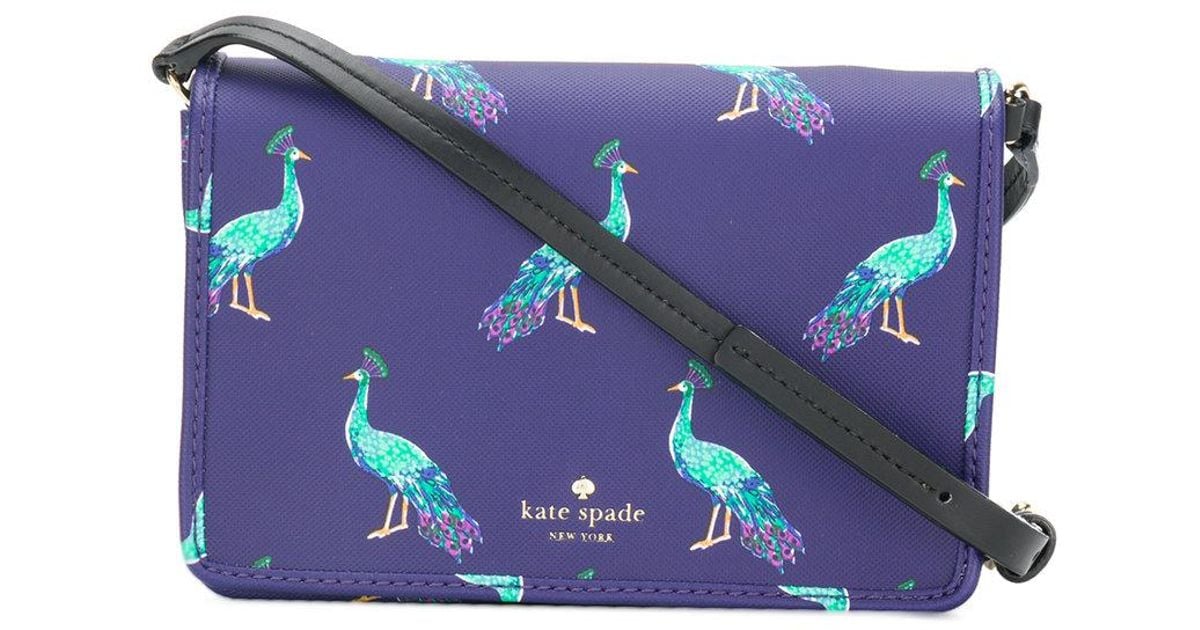 Kate Spade New York Small Flap Crossbody Bag (Dark Peacock)