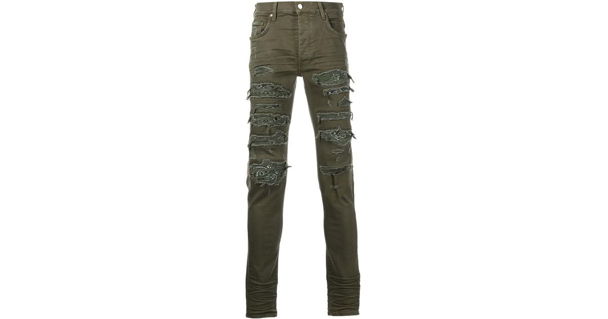 Amiri jeans store green