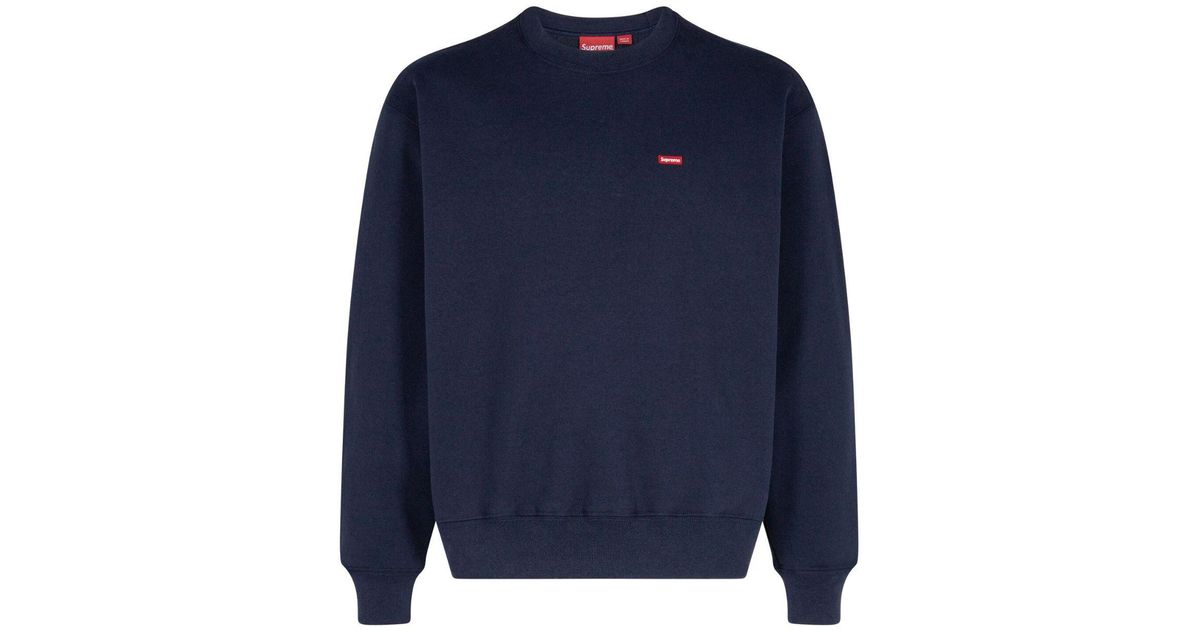 Supreme Small Box Logo Sweatshirt in Blue Lyst UK
