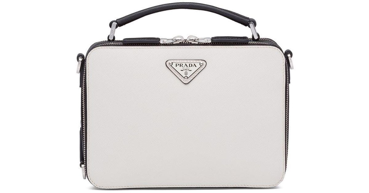 saffiano leather bandoleer bag