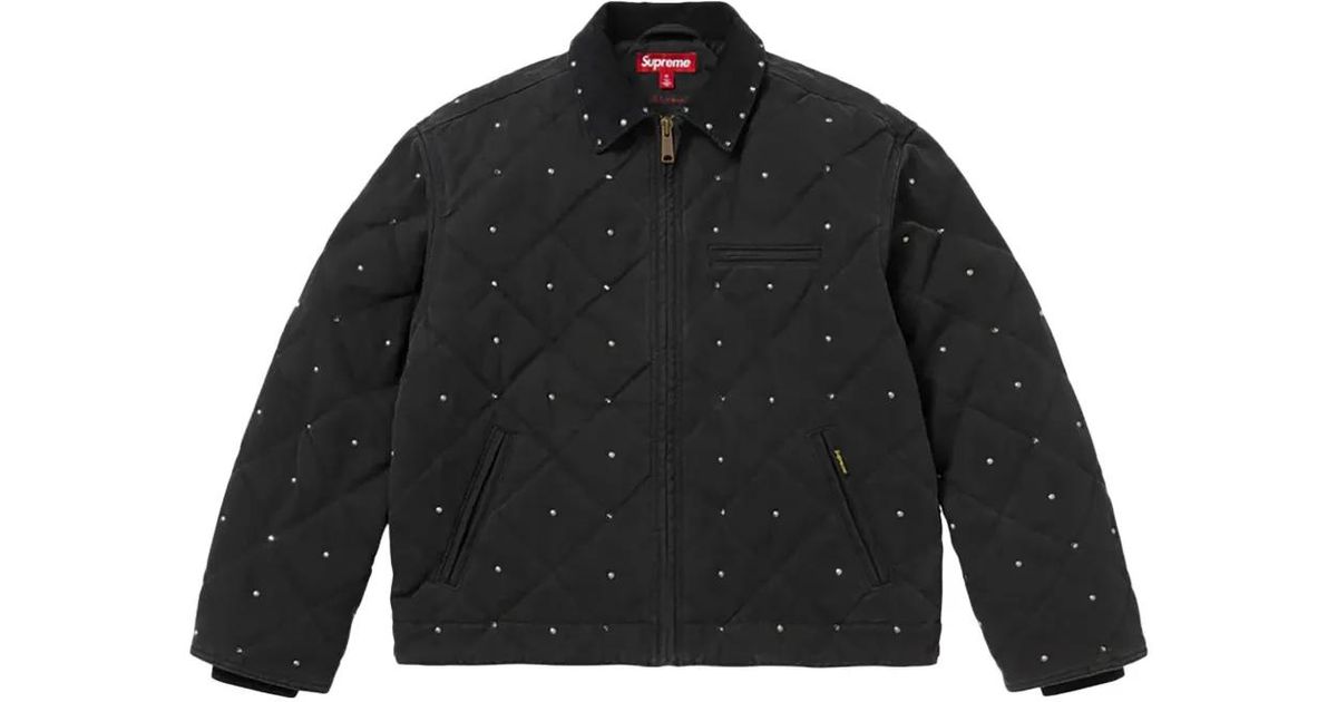 Supreme B.B. Simon Quilted Work Jacket in Black for Men | Lyst