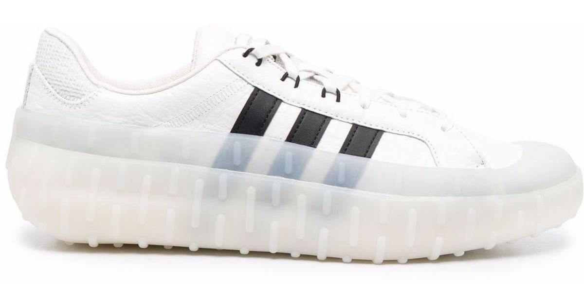 Y-3 Leather X Adidas Gr.1p Sneakers in White - Lyst