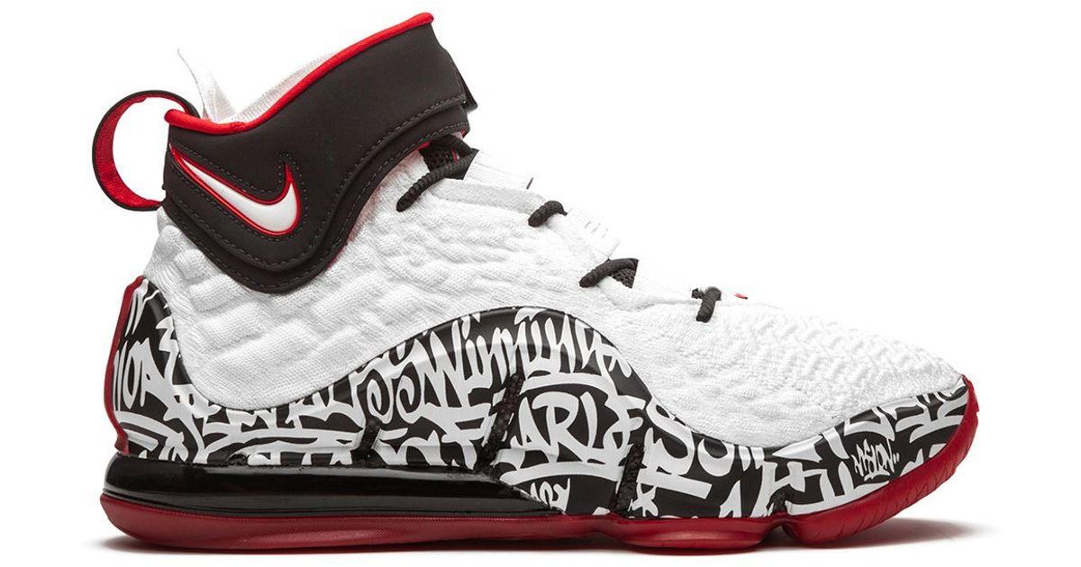 Zapatillas LeBron 17 Graffiti Nike de hombre de color Blanco | Lyst