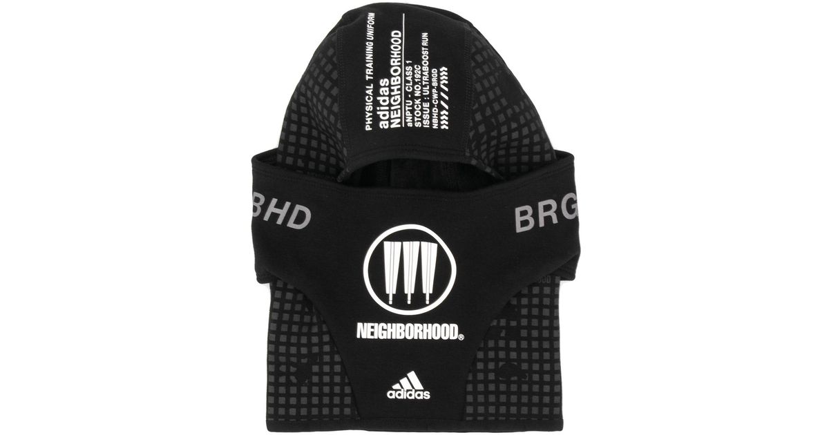 adidas Synthetic X Neighborhood Panelled Balaclava in Black for Men Lyst