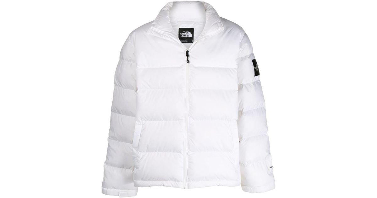 North face on sale white puffer coat