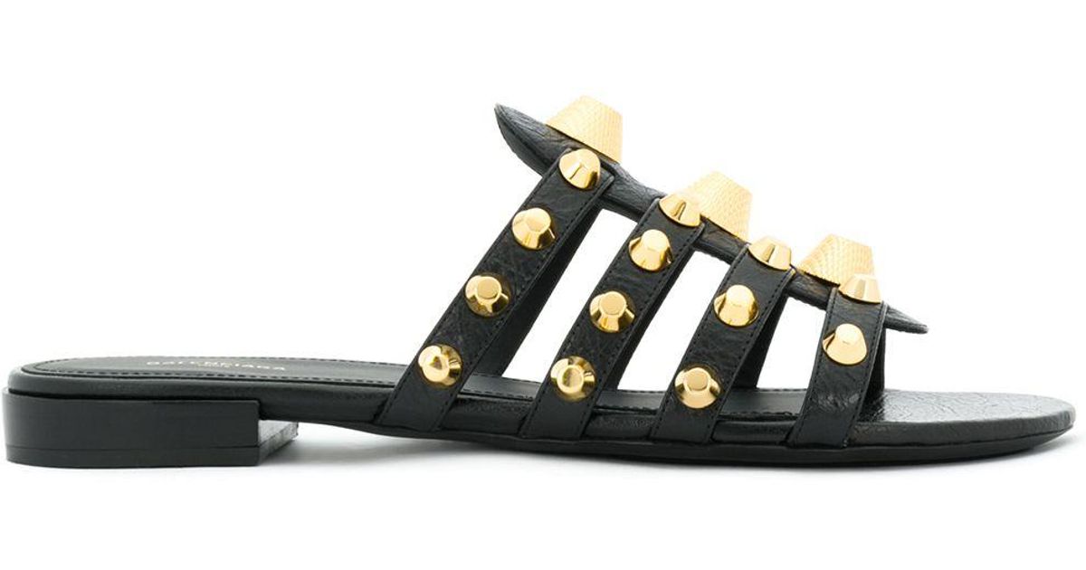 balenciaga giant studded sandals