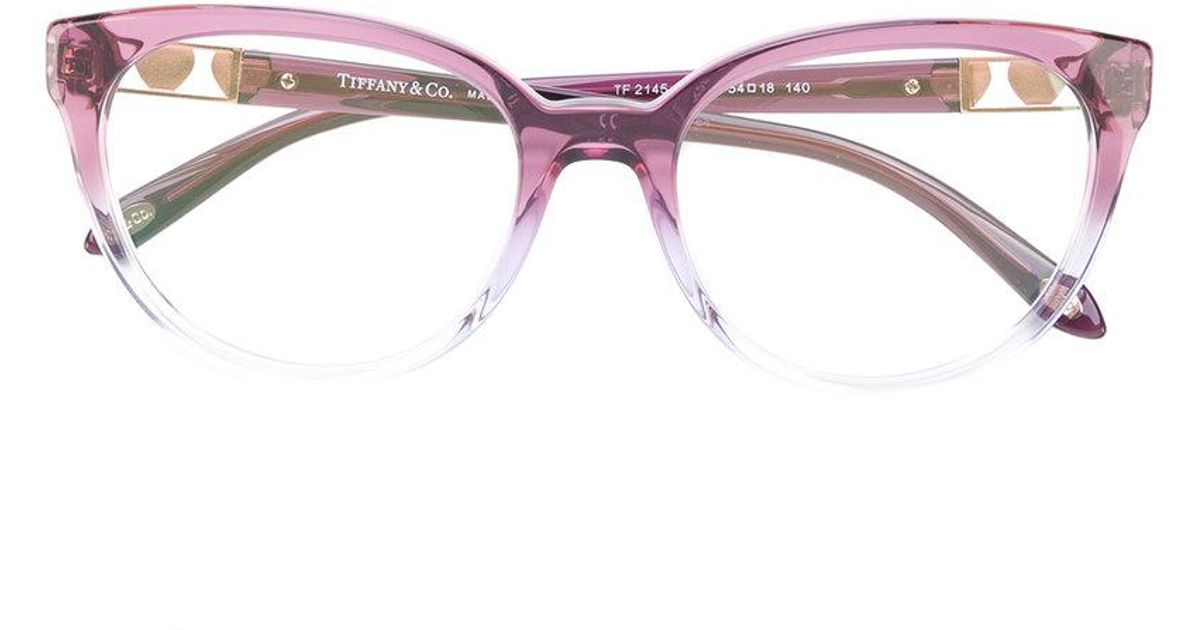 tiffany pink glasses