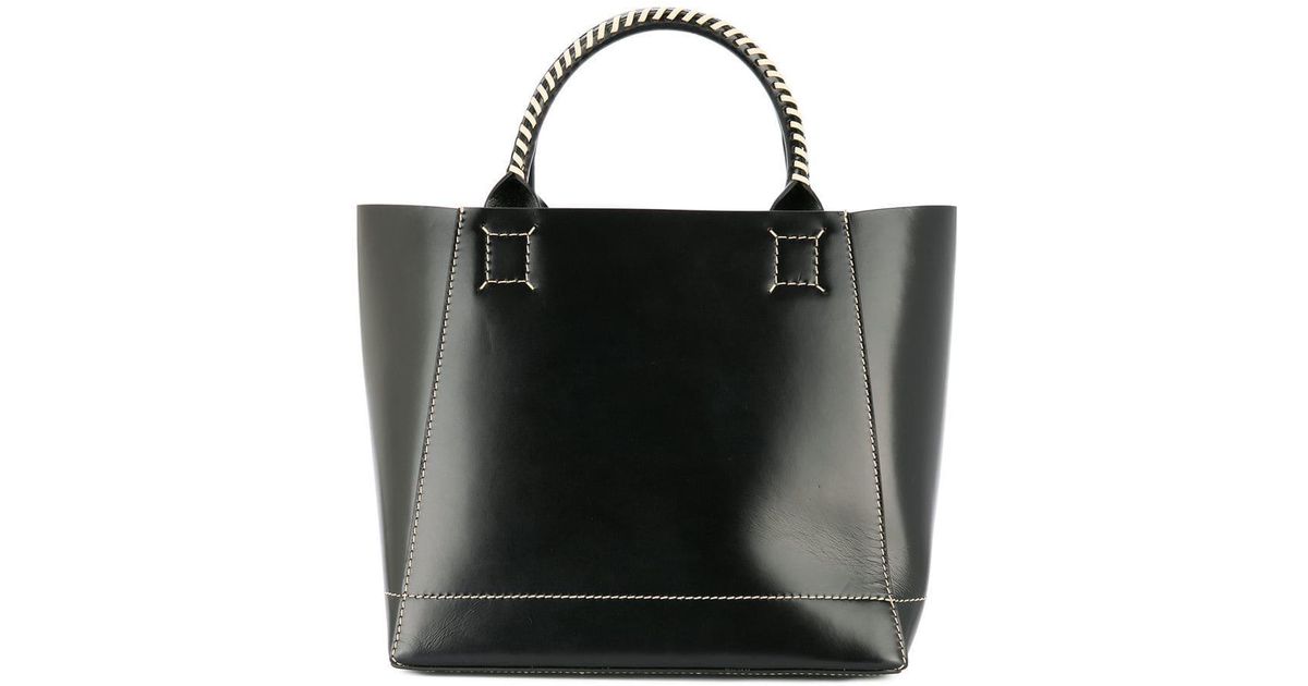 trademark trapezoid tote