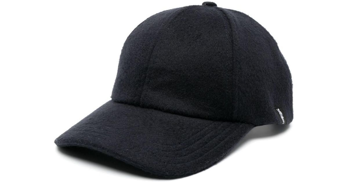 Mackintosh Tipping Baseball Cap in Blue Lyst