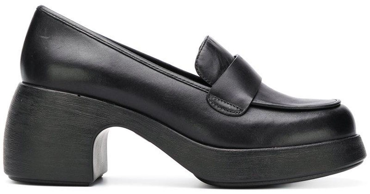 Camper Leather Thelma Pumps in Black - Lyst