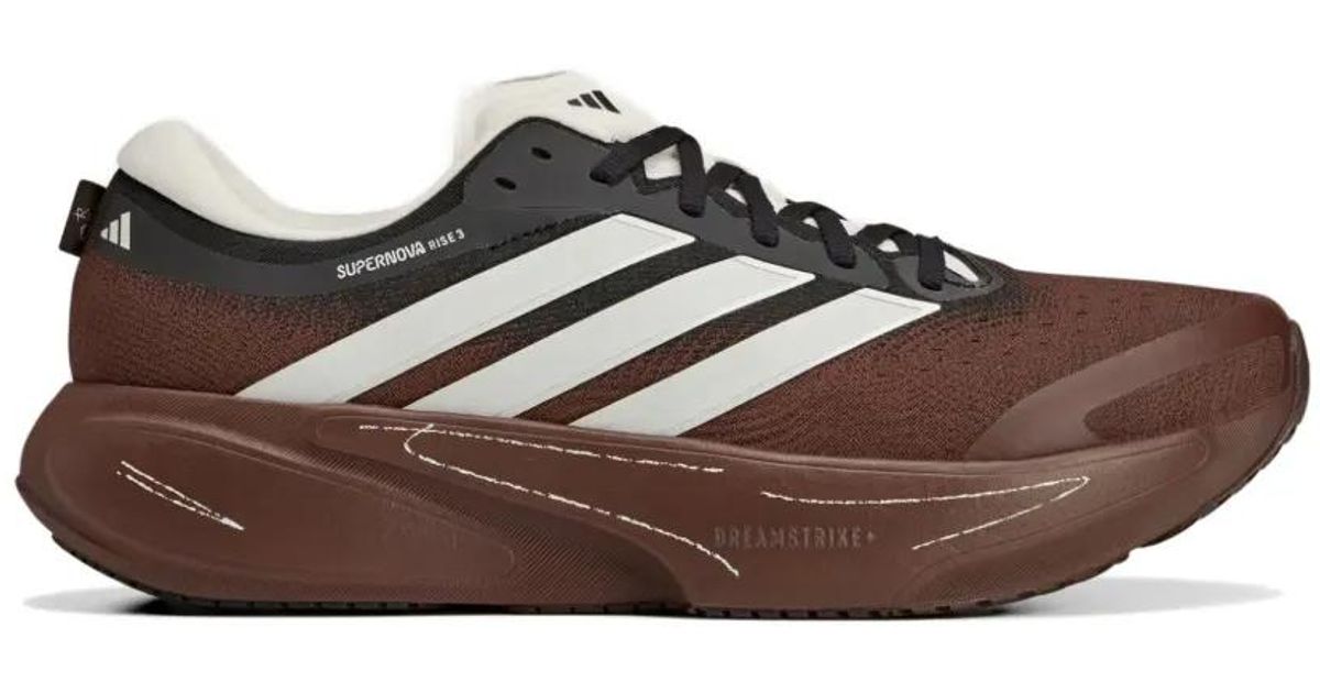 adidas Supernova Rise 3 Lace-Up Sneakers in Brown for Men | Lyst