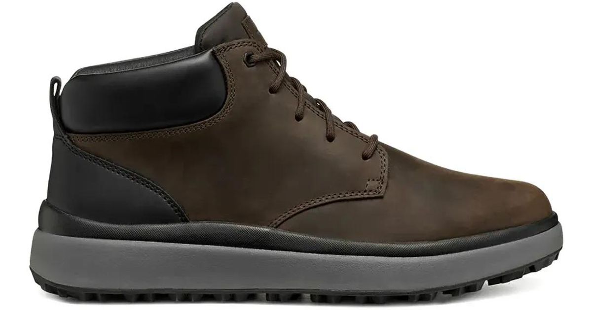 Geox Lace-Up Fastening Boots in Brown for Men | Lyst UK