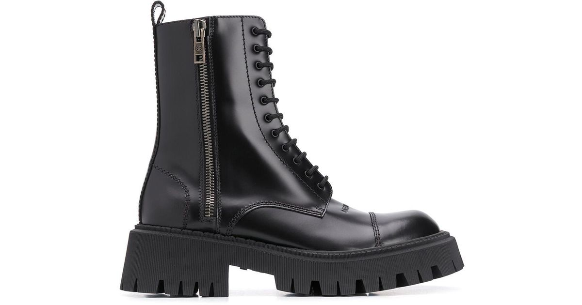balenciaga tractor boot