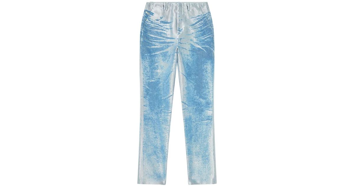 DIESEL D-Askar Whisker-Pattern Slim Jeans in Blue for Men | Lyst UK