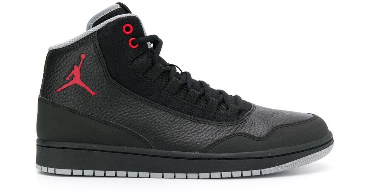 Nike Leather Jordan Executive Sneakers in Black for Men | Lyst