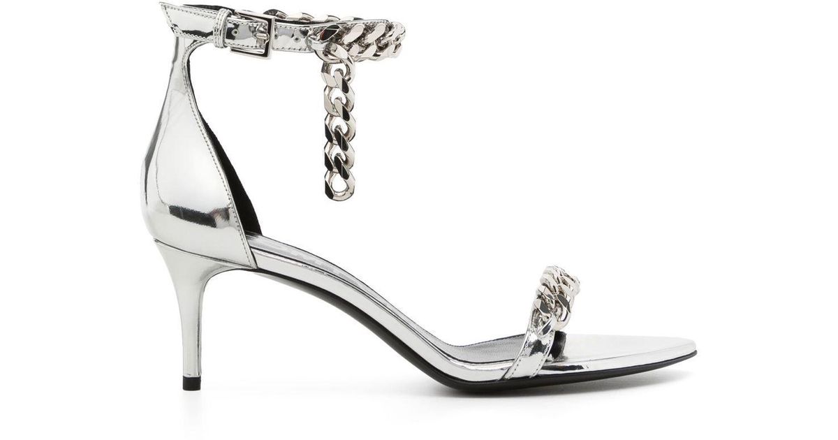 Tom Ford Chain-detail Heeled Sandals | Lyst