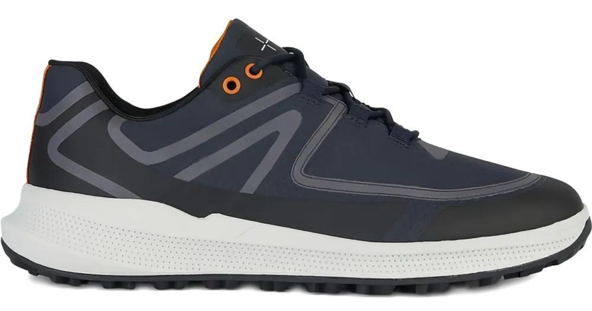 Geox Pg1X Mesh-Panel Sneakers in Blue for Men | Lyst