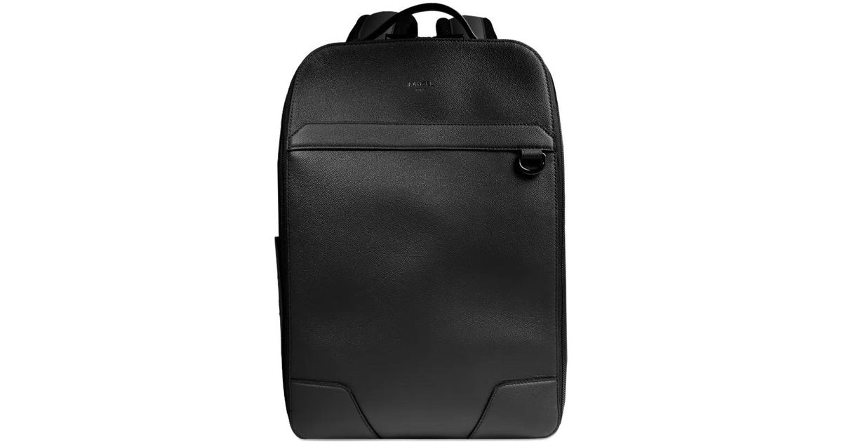 Lancel Leather Top-Handle Backpack in Black for Men | Lyst