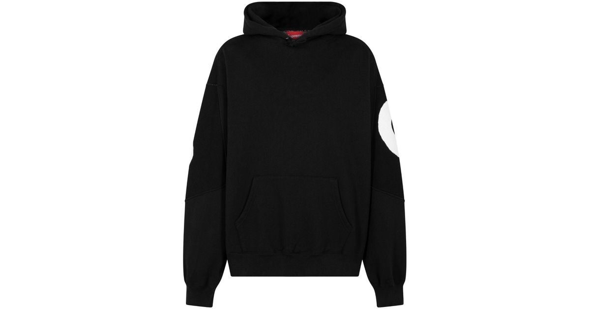 Supreme Big Logo-jacquard Hoodie in Black | Lyst Canada