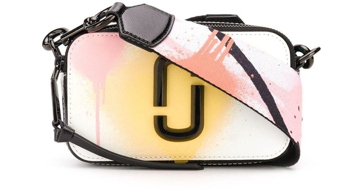 Marc Jacobs Women's Small Logo Strap Snapchat Camera Bag Leather Cross Body  - French Grey Multi : : Clothing, Shoes & Accessories