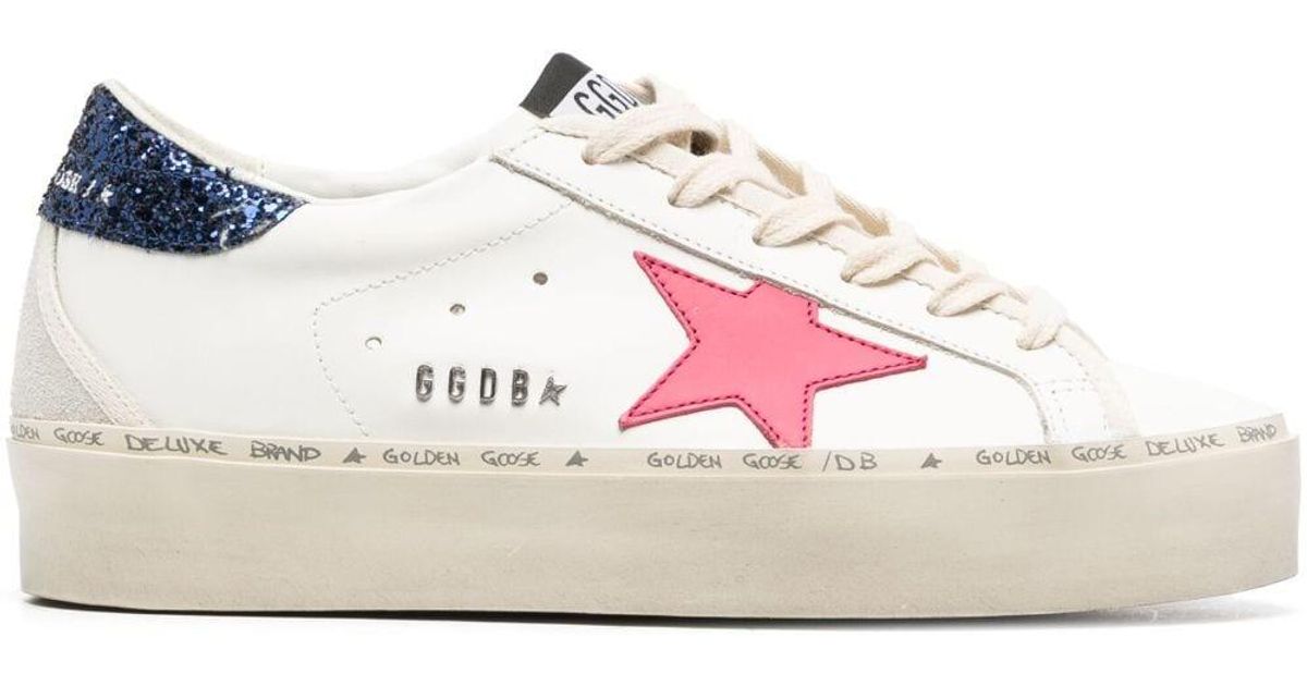 Zapatillas Hi Star con plataforma de Golden Goose de color Rosa Lyst